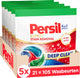 Persil-Scheiben Flecken – Waschmittelkapseln – 4-in-1-Scheiben – für alle Wäschefarben – gegen Flecken – kraftvolle Fleckenentfernung – 5 x 21 Wäschen