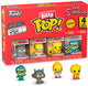 Funko Bitty Pop! - Die Simpsons - kratziger Opa Simpson, Lisa Simpson, zufällige Verfolgungsjagd