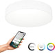 Eglo connect.z gallizzi-z smarte Deckenleuchte - LED - ø 39 cm - weiß - einstellbares RGB-Weißlicht - dimmbar - ZigBee