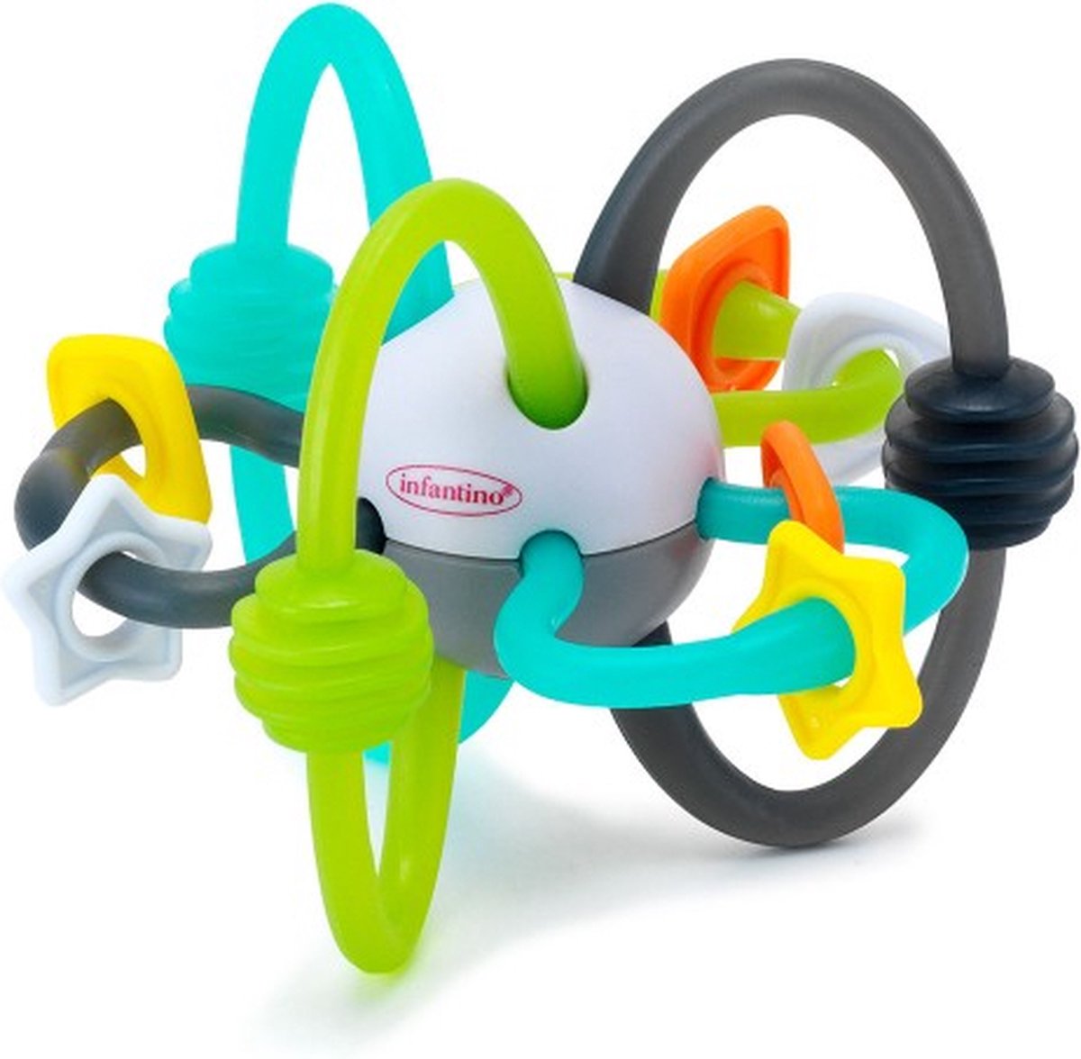 Infantino Shake Beißring flexibler Rasselball