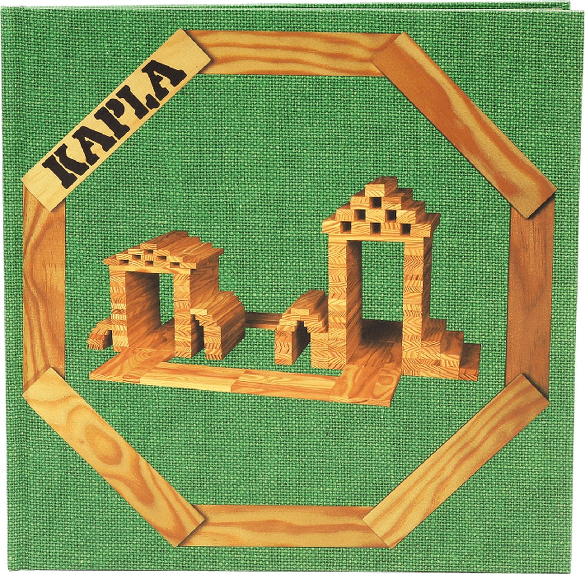 Kapla - Farbe - Konstruktionsspielzeug - Grün - Musterbuch