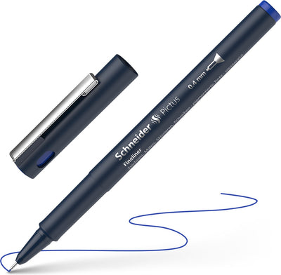 Schneider Schreibgeräte Schneider Fineliner – Pictus – Strichstärke 0,4 mm – Blau – S-197403