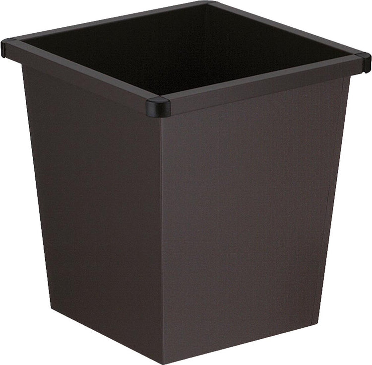 Vepabins V-förmiger, konischer Papierbehälter mit V-Teil – 27 l – schwarz