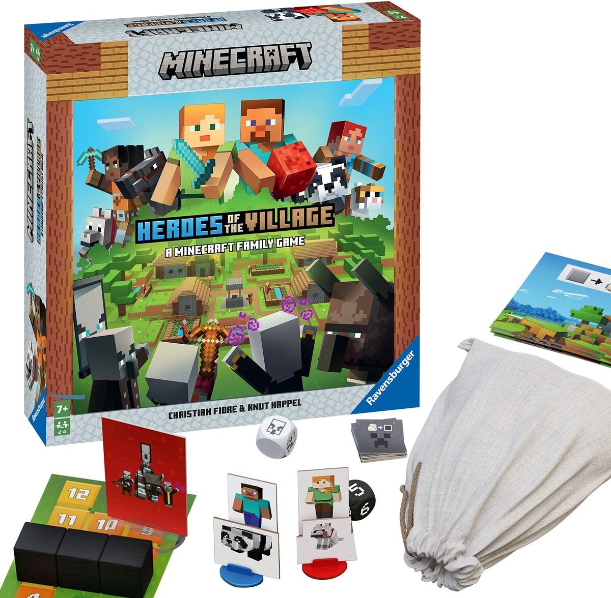 Ravensburger Minecraft Junior Heroes des Dorfbrettspiels