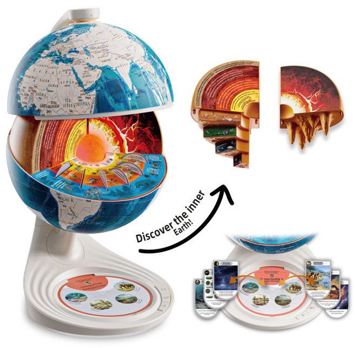 Geozentrischer Erkundungs-Lernglobus von Canal Toys