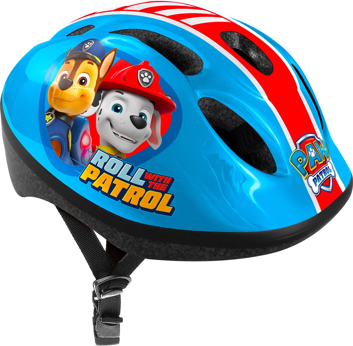Nickelodeon Fahrradhelm Einstellbarer blau rot Größe 50-56 cm (s)