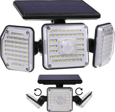 Maclean - Solar-LED-Lampe mit Bewegungssensor - IP65 4 W 320 lm 4000 K - 3 Betriebsmodi