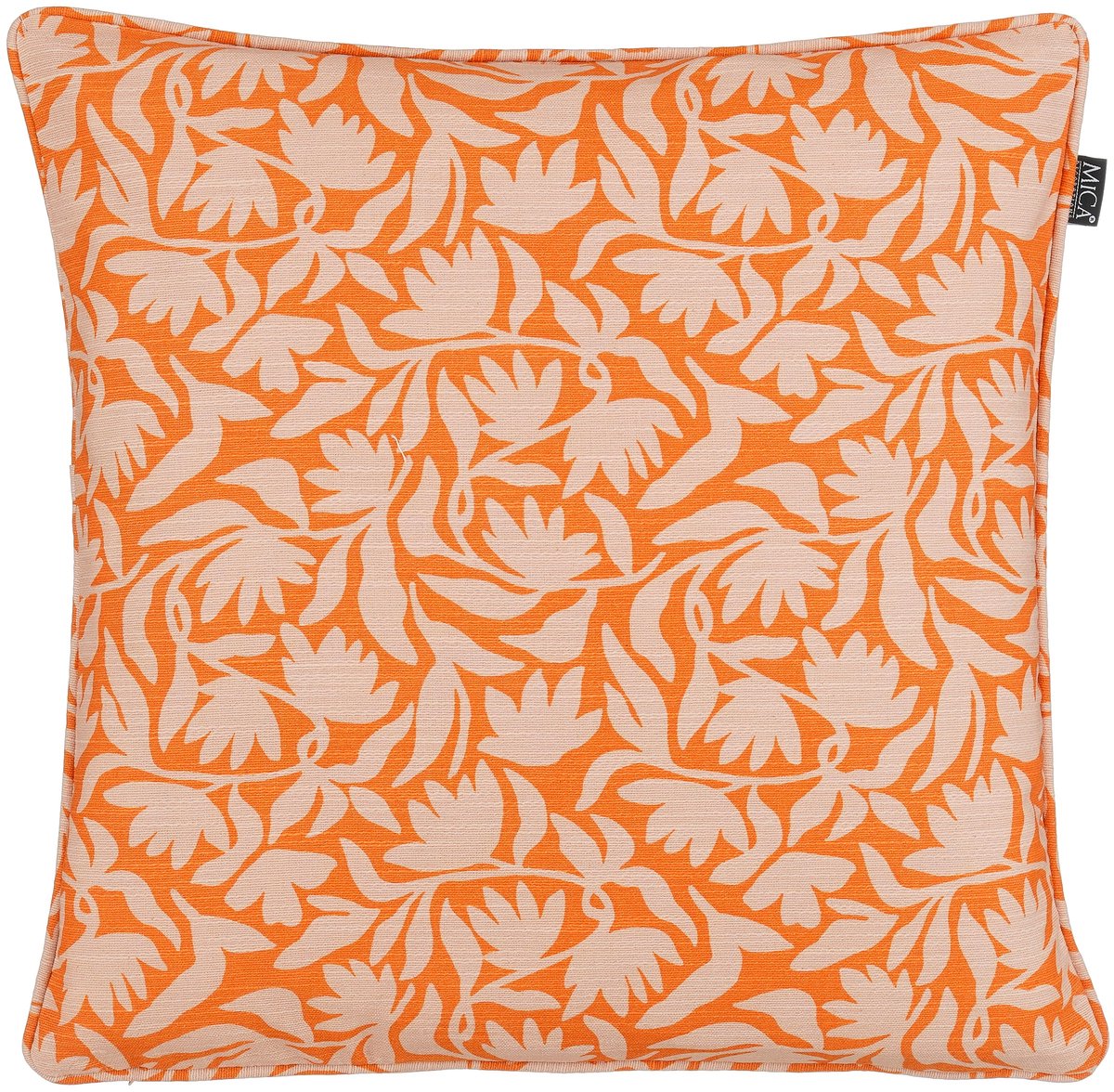 Glimmerdekorationen Kelly Outdoor-Kissen Orange – L45xB45xH10cm