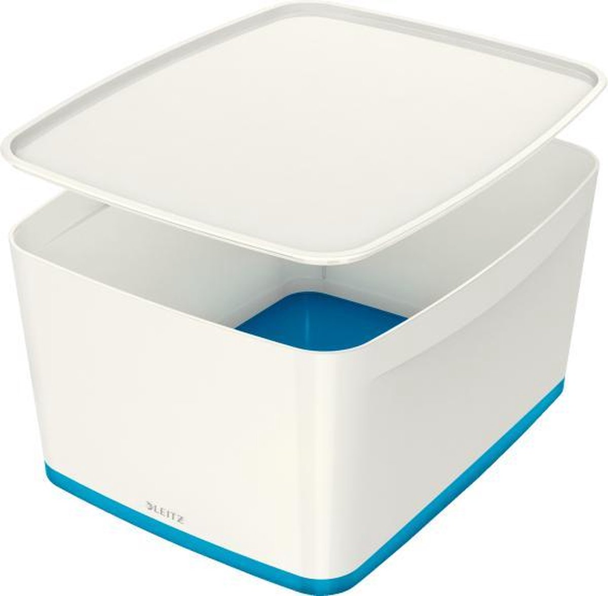 Leitz mybox® groß mit Deckel, Aufbewahrungsbox - Blau Weiß