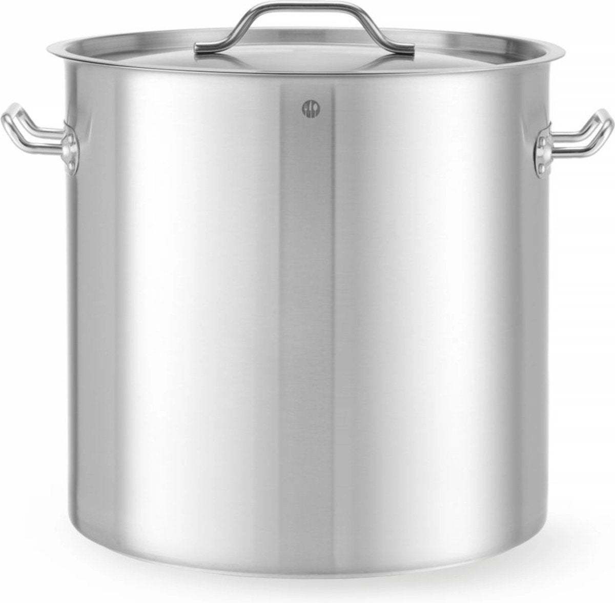 Hendi großer Kochtopf mit Deckel – 50 l – induktionsgeeignet – kühl bleibende Griffe – matte Oberfläche