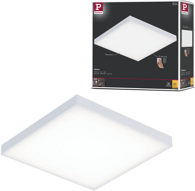 Paulmann LED-Panel 3-Stufen-Dim Velora eckig 225x225 mm 12W 1200lm 3000K weiß dimmbar