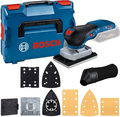 Bosch blau gss 18v-13 | Akku-Exzenterschleifer | 18v | ohne Akkus und Ladegerät | inkl. Zubehör | in L-Boxx - 06019l0101