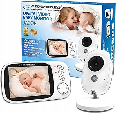 Esperanza ehm002 LCD-Babyphone 3.2 weiß