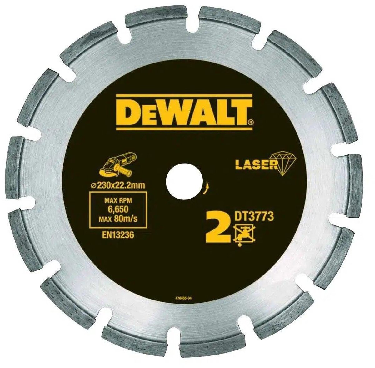 Dewalt dt3773 segmentierte Diamantscheibe 230 x 22,23 mm