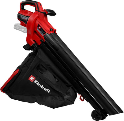 Einhell Akku-Laubbläser - Kolben Venturro 18 210 Li Solo - Power X-Change - 18 V Li-Ion - Blasgeschwindigkeit: 210 km h - 45 l Fangsack - Häckselfunktion: 10:1 - exkl. Akku und Ladegerät