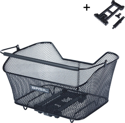 Basil Base M MIK - Fahrradkorb - hinten - schwarz
