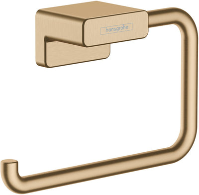 Hansgrohe Addstoris Toilettenpapierhalter ohne Klappe, gebürstete Bronze