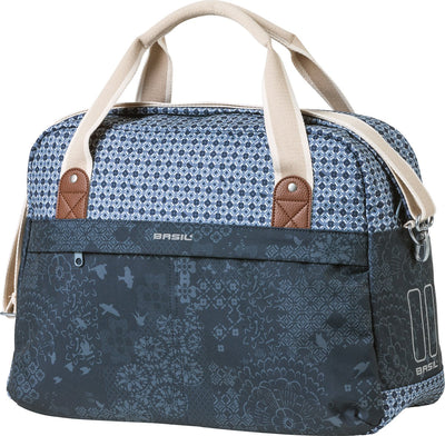 Basil Bohème Fahrrad-Umhängetasche - einfache blaue Fahrradtasche (18L)