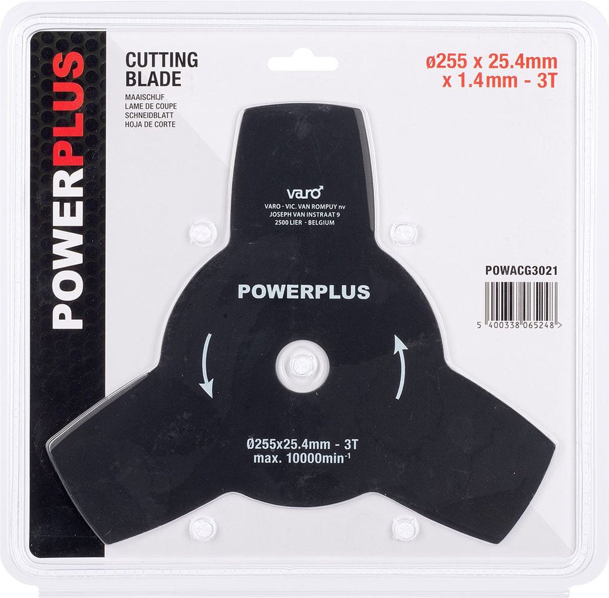 Powerplus powacg3021 Mähscheibe für Freischneider
