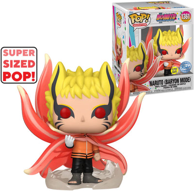 Funko-Pop! Naruto (Baryon-Modus) (Leuchten) 6 Zoll – Boruto: Naruto Next Generation exklusiv
