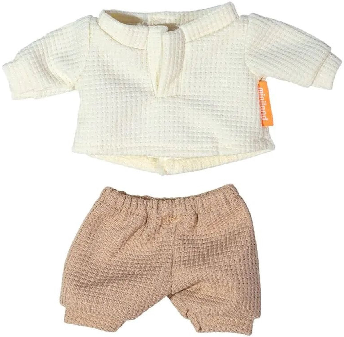 Miniland Puppenkleidung, T-Shirt und Hose, 21 cm Puppenzubehör.