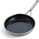 Kitchenaid Mehrschicht-Bratpfanne ø28 cm – Edelstahl – Induktion – antihaftbeschichtet – PFAS-frei