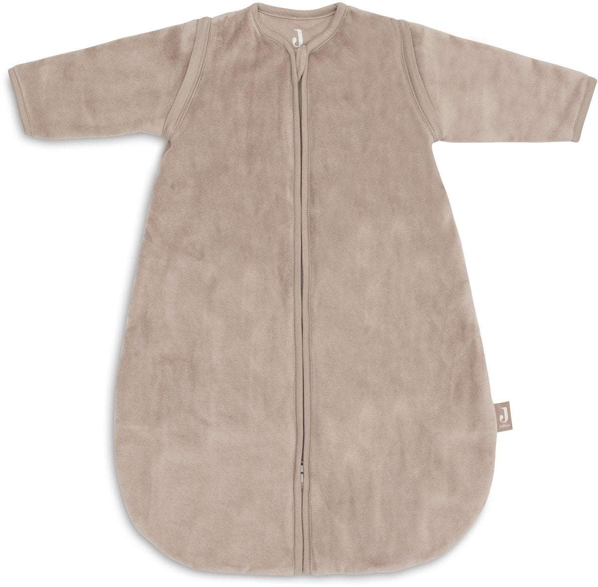 Jollein Babyschlafsack mit abzippbarer Hülle, ca. 60 cm – Milchkaffee