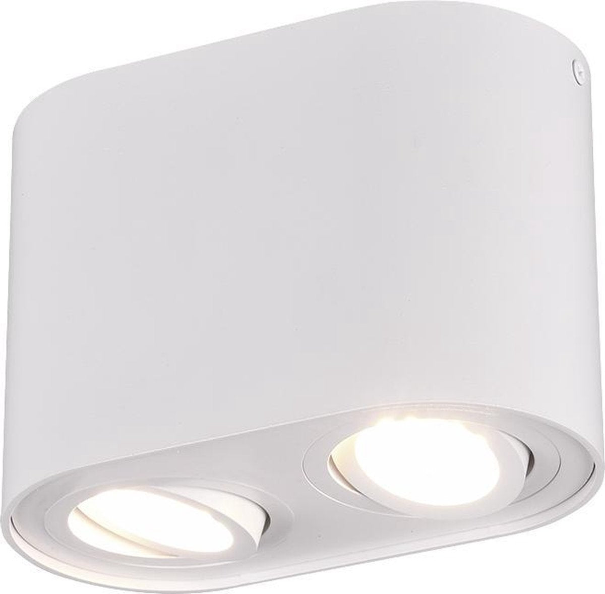 Trio cookie deckenleuchte - 2xgu10 - metall - mattweiß