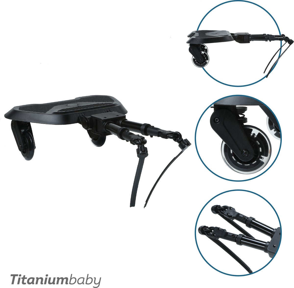 Titan-Baby-Rollbrett Smart Joy2Ride Schwarz