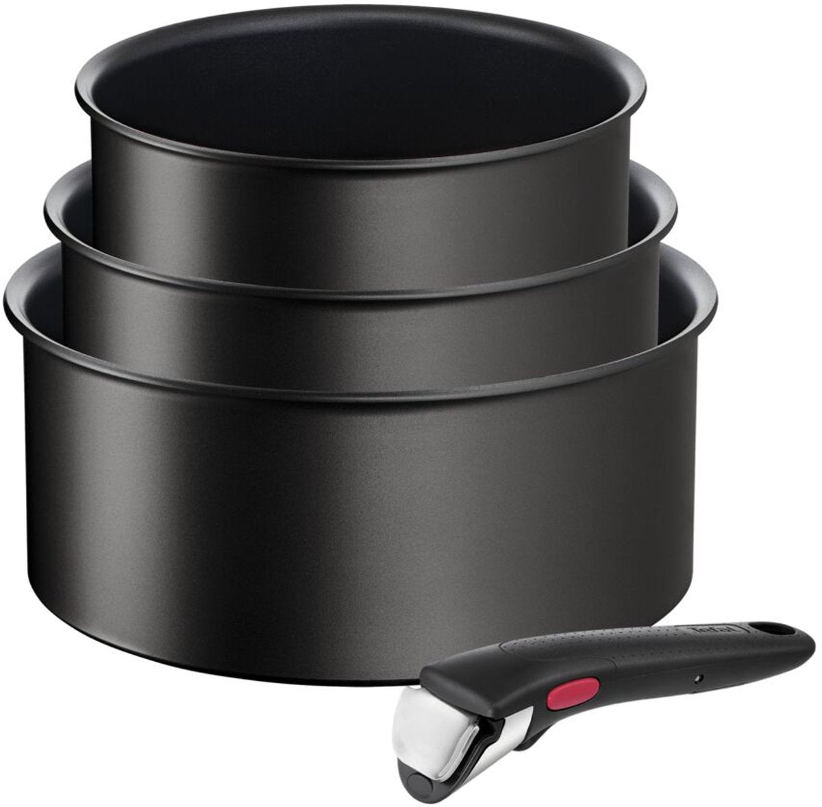Tefal ingenio unlimited - Pfannenset - 4-teilig - Induktion - stapelbar - abnehmbarer Griff - platzsparend