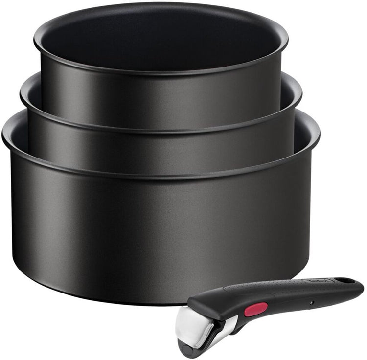 Tefal ingenio unlimited - Pfannenset - 4-teilig - Induktion - stapelbar - abnehmbarer Griff - platzsparend
