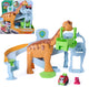Paw Patrol – The Dino Movie – Elevator Race Dino-Spielset mit 25,4 cm großem Brachiosaurus, Marshall Pup Squad Racer und Rhabarber-Actionfigur