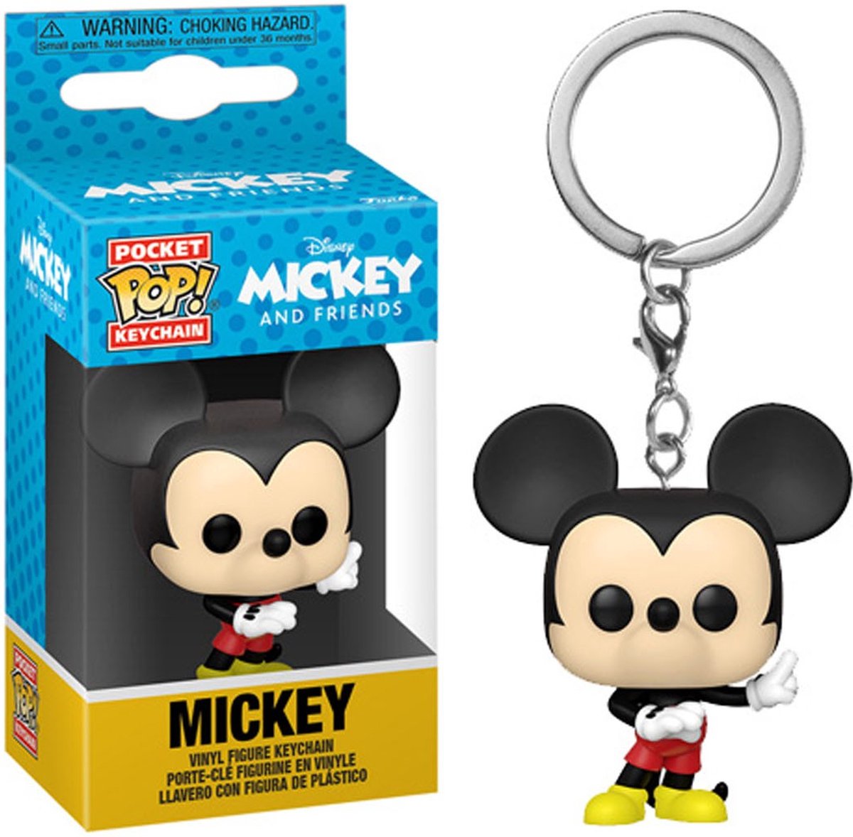Funko Pocket Pop! Schlüsselanhänger: Disney-Klassiker – Mickey