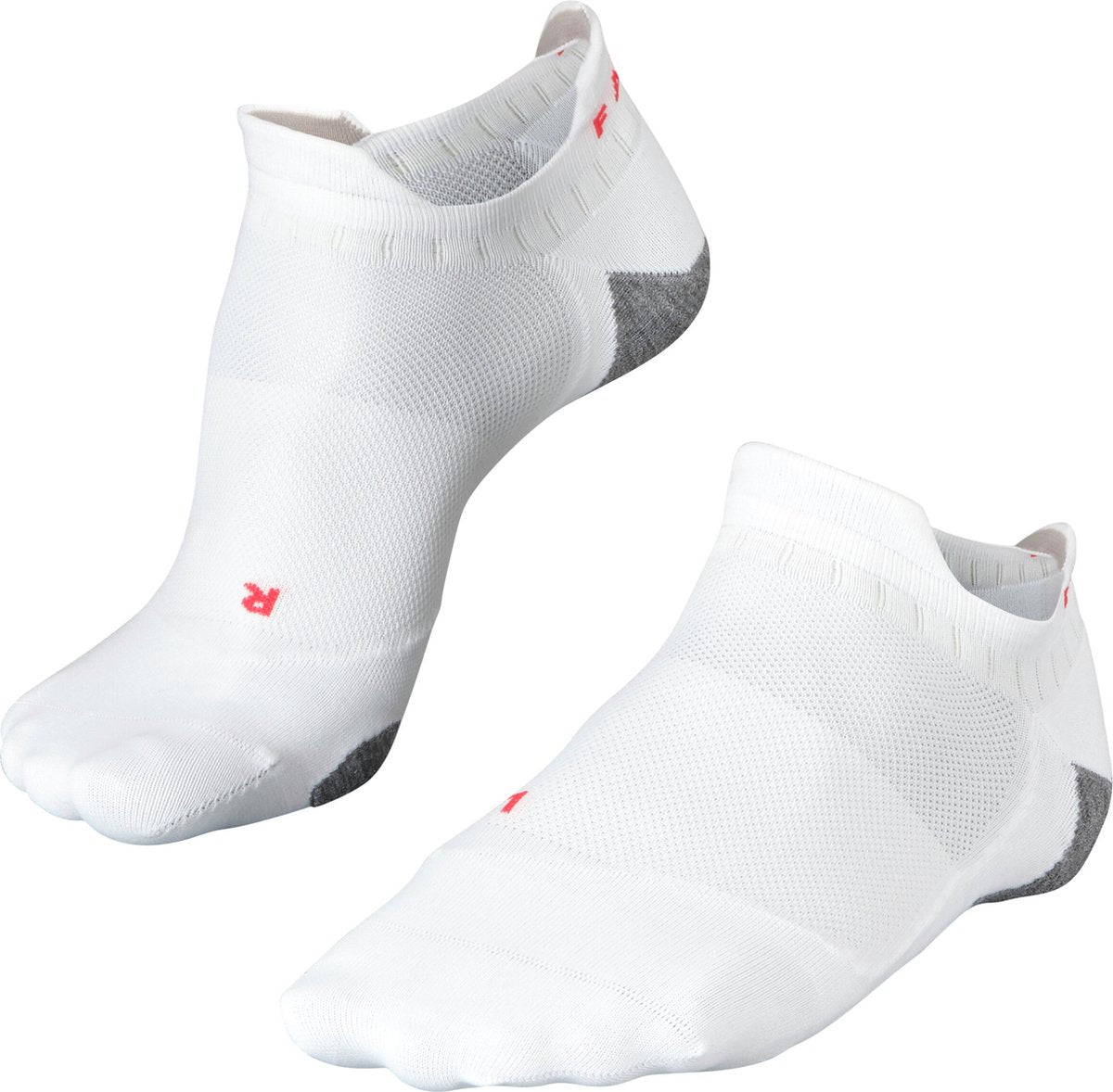 Falke ru5 Race Invisible Anti-Blister Funktionsmaterial Laufsocken Herren Weiß - Größe 42-43