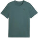 Puma Tad Essentials Solid Cat Logo kleines Kurzarm-T-Shirt grün M Mann