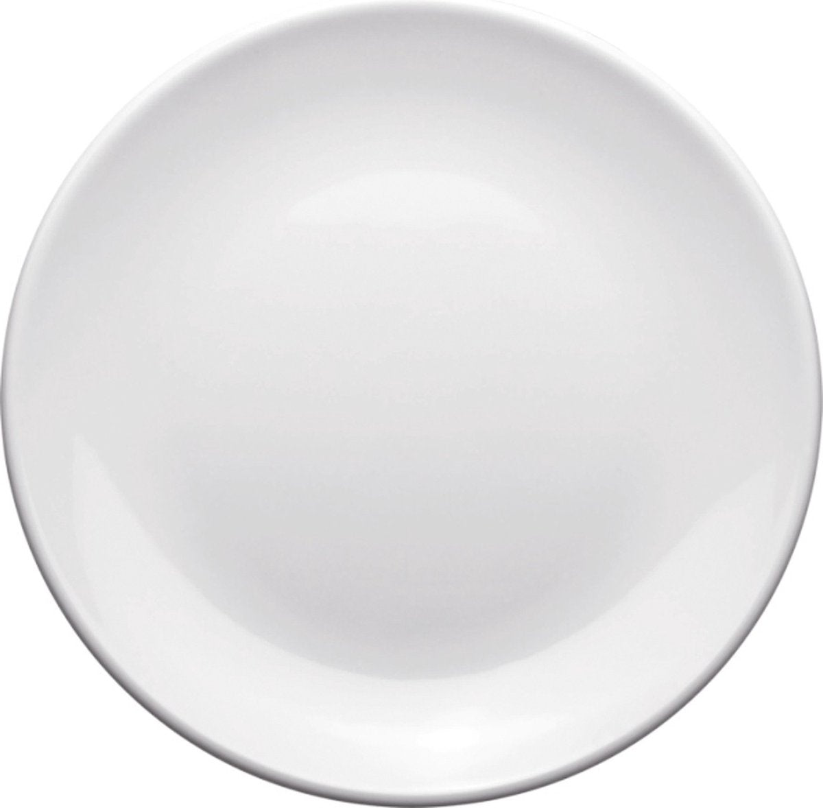 Seco-Teller – 18 cm – Melamin weiß – Karton mit 6 Stück – se-rd-b002