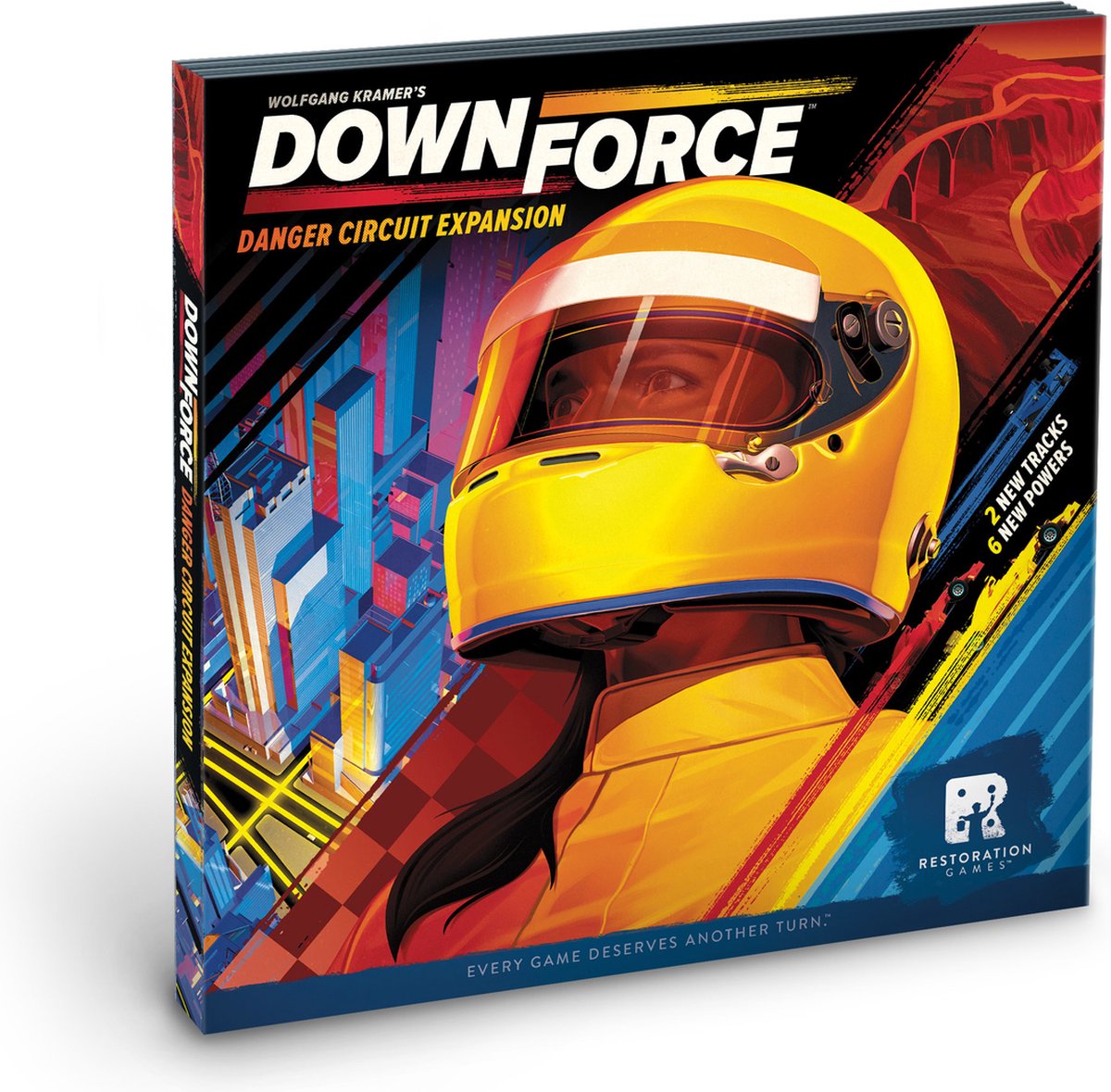 Iello Downforce Circuit Danger – Brettspiel