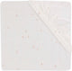 Jollein Baby - Spannbettlaken Jersey 70 75x140 150cm - Babybett - weiche Baumwolle - funkelndes Wildrosa