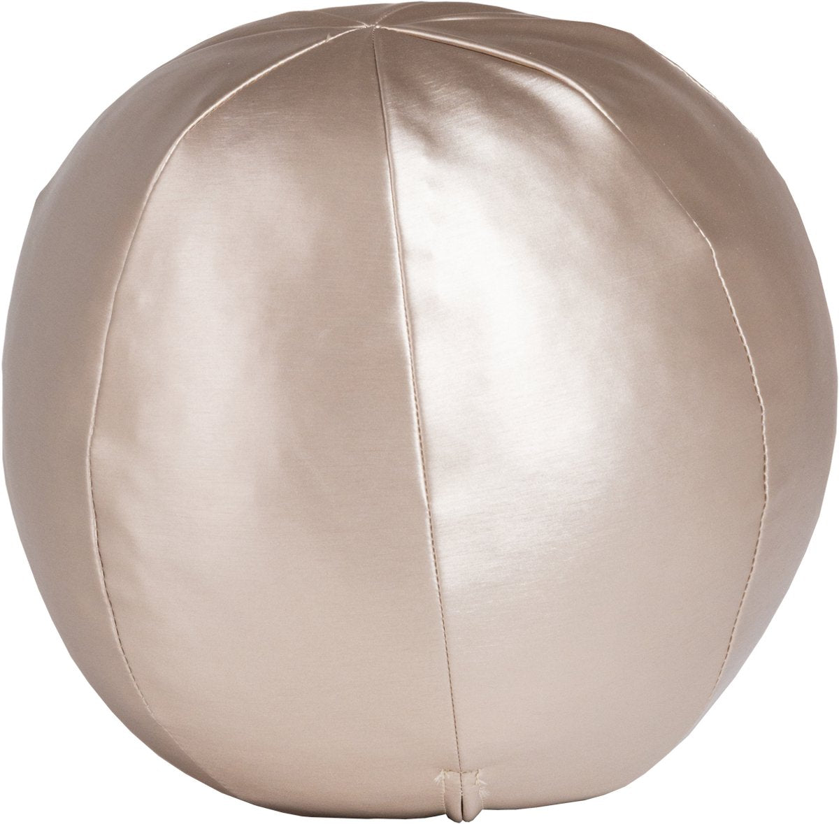 Woood Rodeoballkissen klein – metallisch – natur – 30 x 30 x 30 cm