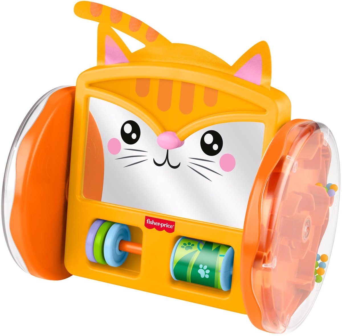 Fisher-Price FP Pets rollender Kätzchenspiegel – Aktivitätsspielzeug