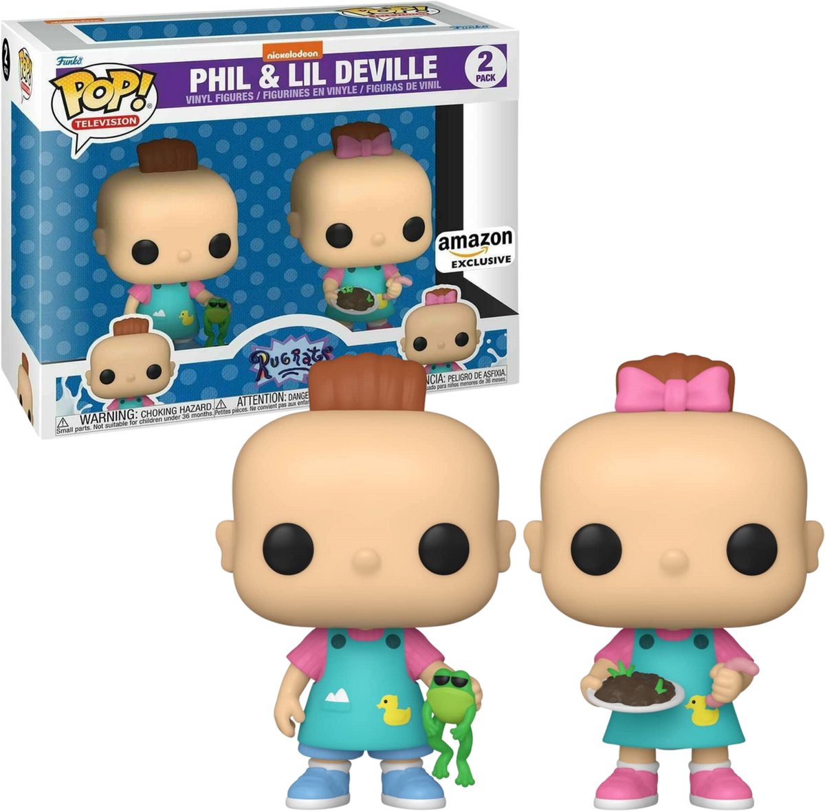 Funko-Pop! Phil Lil Deville 2er-Pack Rugrats, exklusiv bei Amazon