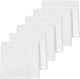 Meyco Baby Uni Gesichtstücher – 6er-Pack – Frottee – weiß – 30 x 30 cm