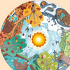 Hape Vier-Jahreszeiten-Puzzle mit Licht – 16 Teile.