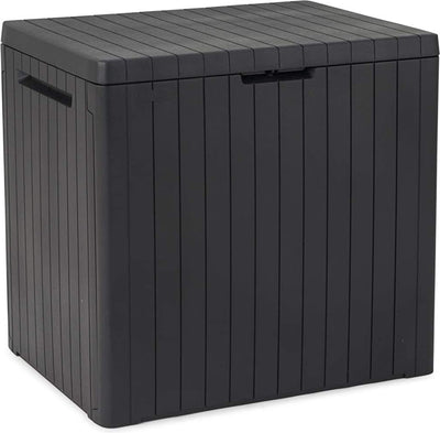 Keter Gartenbox, beständig gegen niedrige Temperaturen und UV-Strahlung, City-Aufbewahrungsbox 113 l