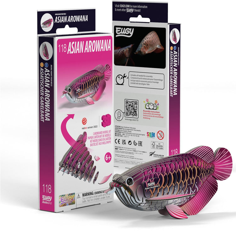 Eugy 3D-Puzzle – Drachenfisch – Meerestiere – nachhaltig – alle sammeln – 6 Jahre