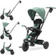 Qplay Elite Platinum – Dreirad mit Schiebestange – 6 in 1 – Grün