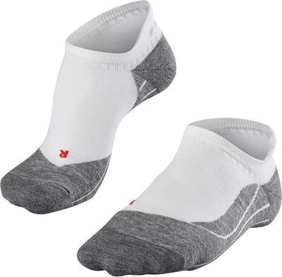 Falke ru4 unsichtbare Anti-Blasen-Baumwoll-Funktionsmaterial-Laufsocken Herren weiß - Größe 44-45