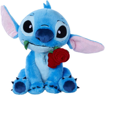 Stichplüsch 25 cm Stich mit Rose