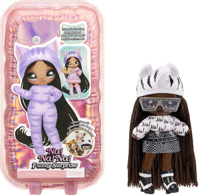 Nach! nach! nach! Überraschung danach! nach! nach! Fuzzy Surprise – Zebramädchen – Minipuppe
