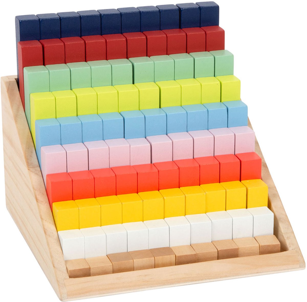Kleine Fußholzberechnung in Kasten, 100dlg.